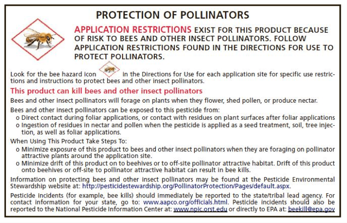 Protection of Pollinators